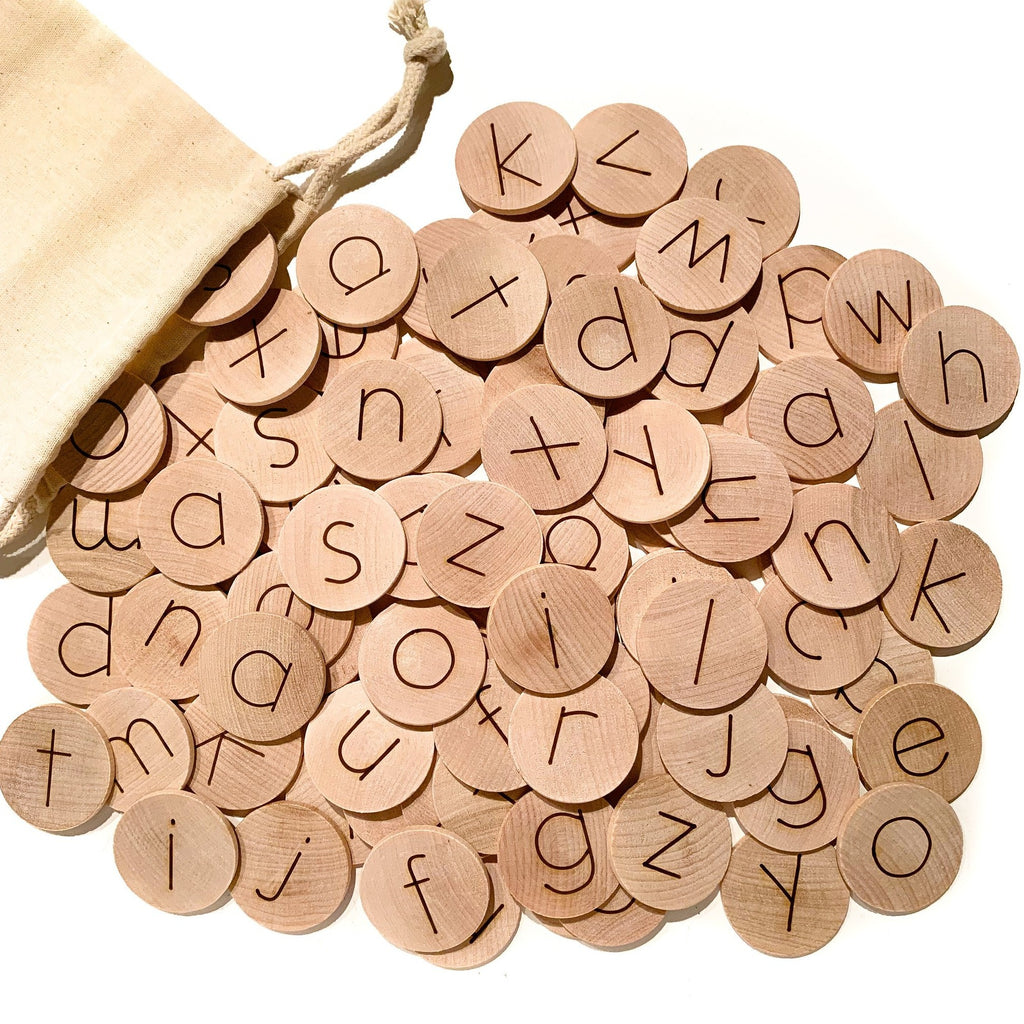 Alphabet Discs - set of 100 - Little Gumnut Co.
