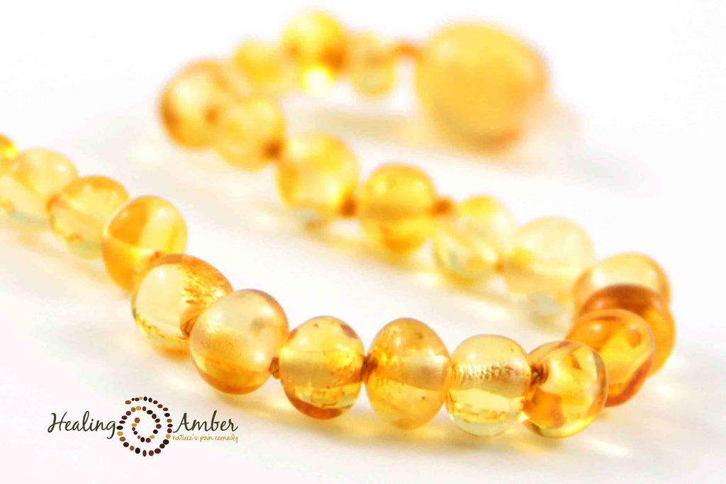 Amber Teething Necklace - Little Gumnut Co.