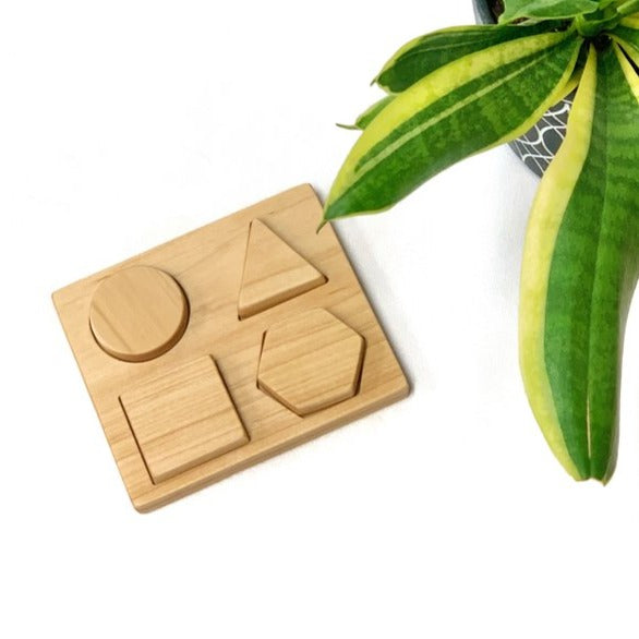 Wooden Shapes Puzzle - Little Gumnut Co.